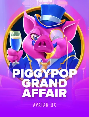 speel Piggypop Grand Affair van AvatarUX bij Vegas Hero Casino